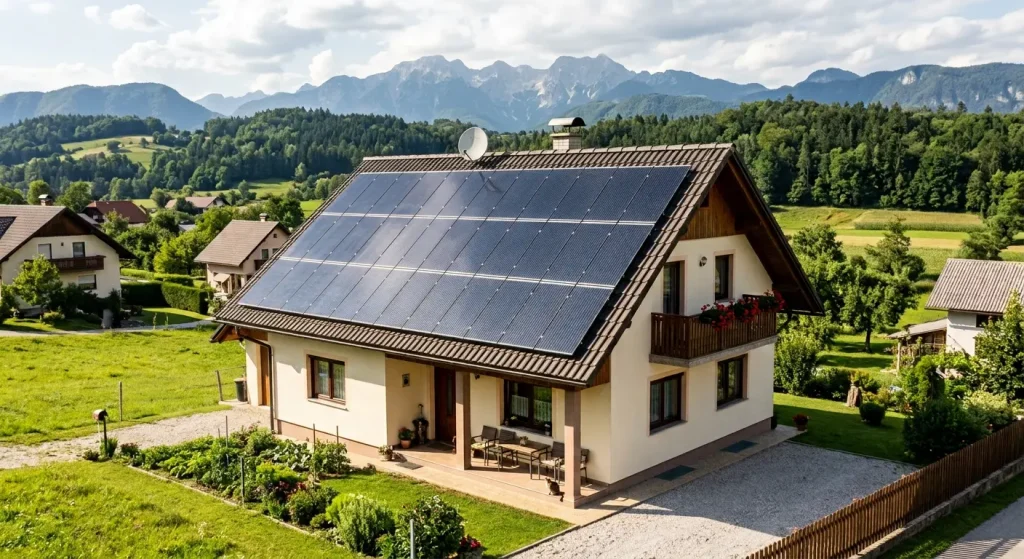 čista sončna elektrarna